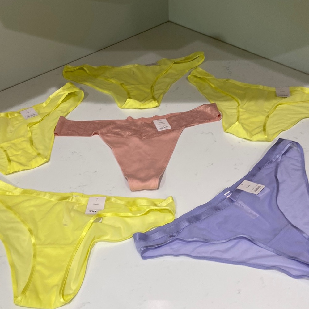 Auden Women's XL (16) thong and cheeky panty lot NWT ❤️🔥 6 pairs